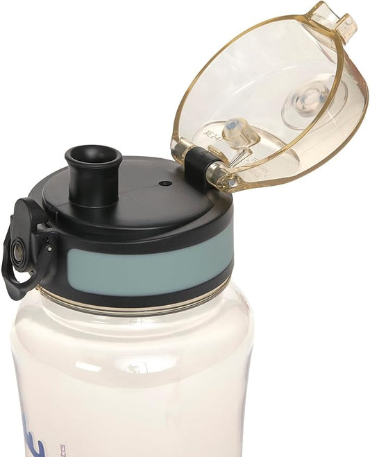 Fiambrera y Botella Smile crudo y verde-LÄSSIG