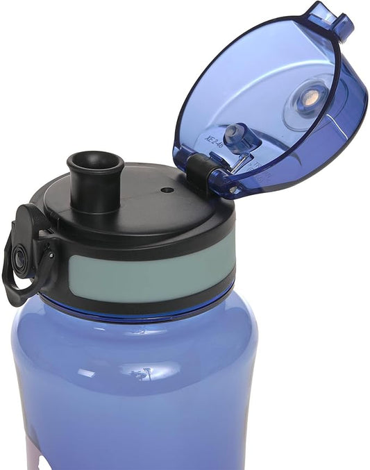 Fiambrera y Botella Smile Marrón y Azul-LÄSSIG