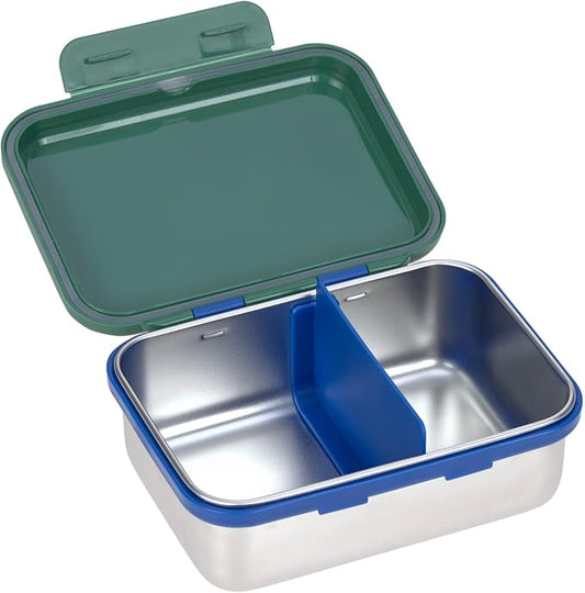 Fiambrera de acero inoxidable arcoíris verde-LÄSSIG