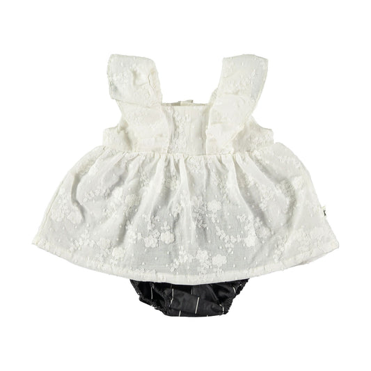 Vestido bordado con culote- PETIT INDI