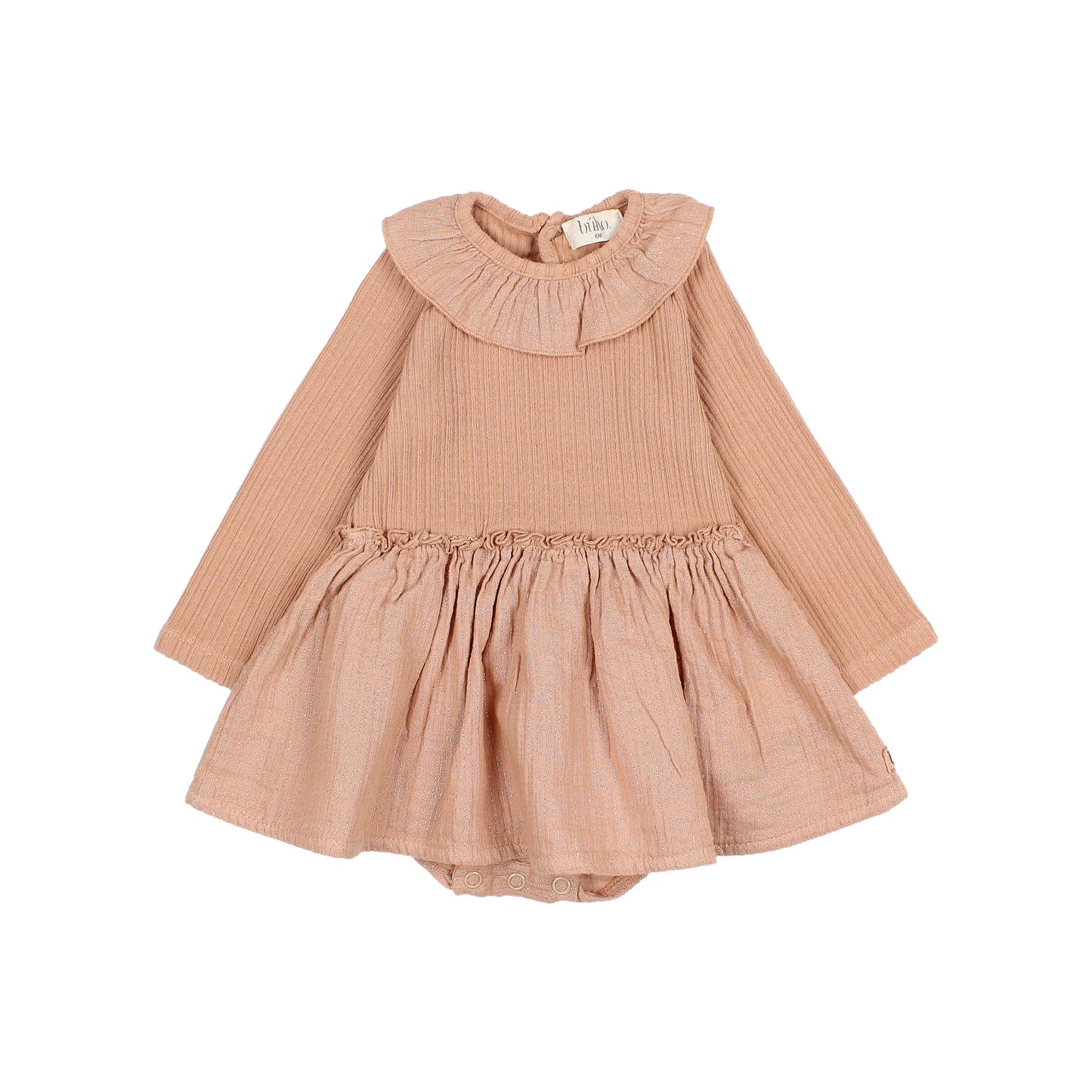 Vestido combinado lurex BB- BÚHO