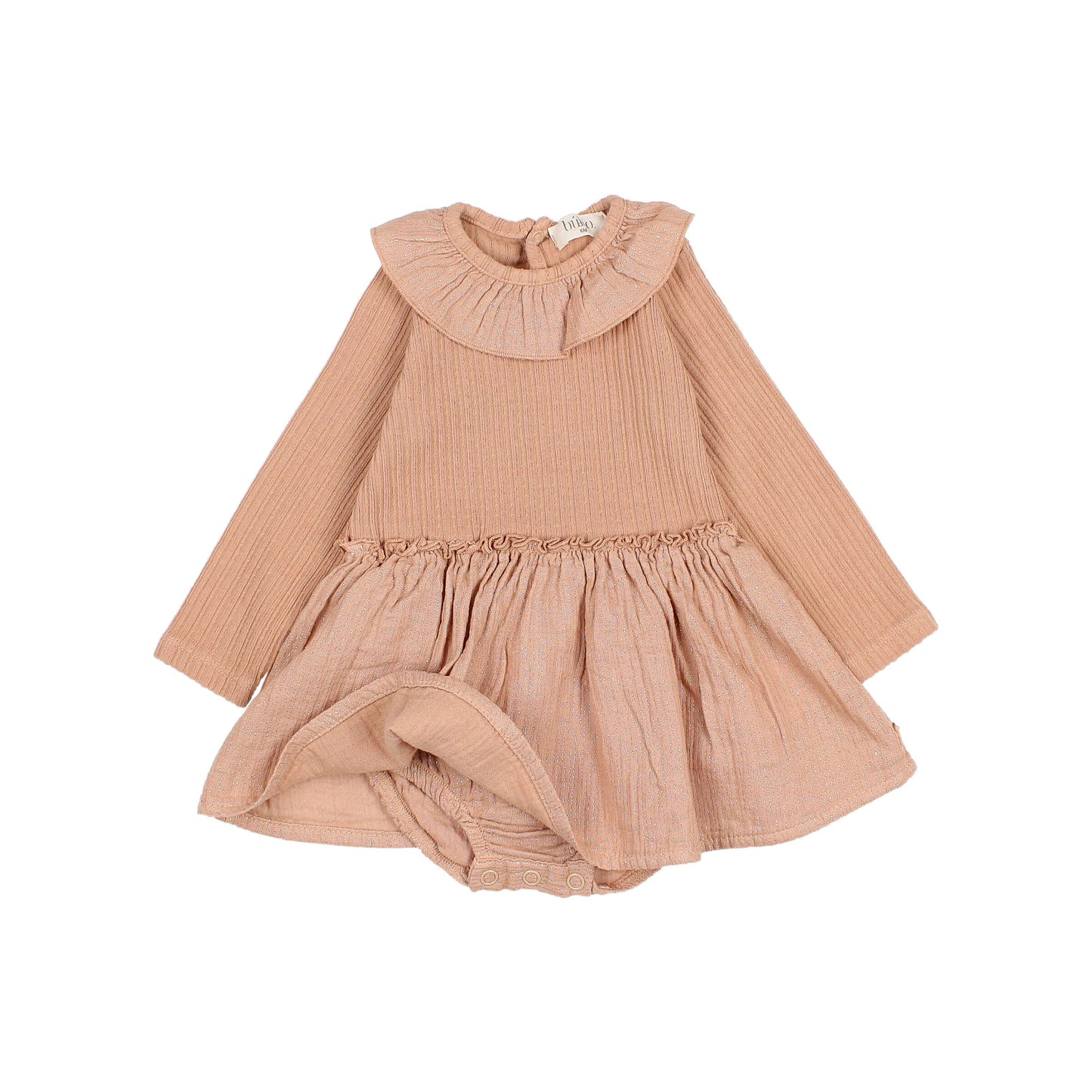 Vestido combinado lurex BB- BÚHO