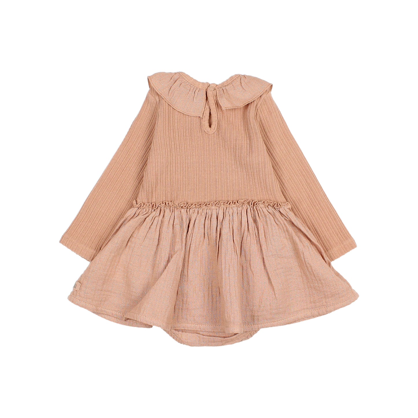 Vestido combinado lurex BB- BÚHO