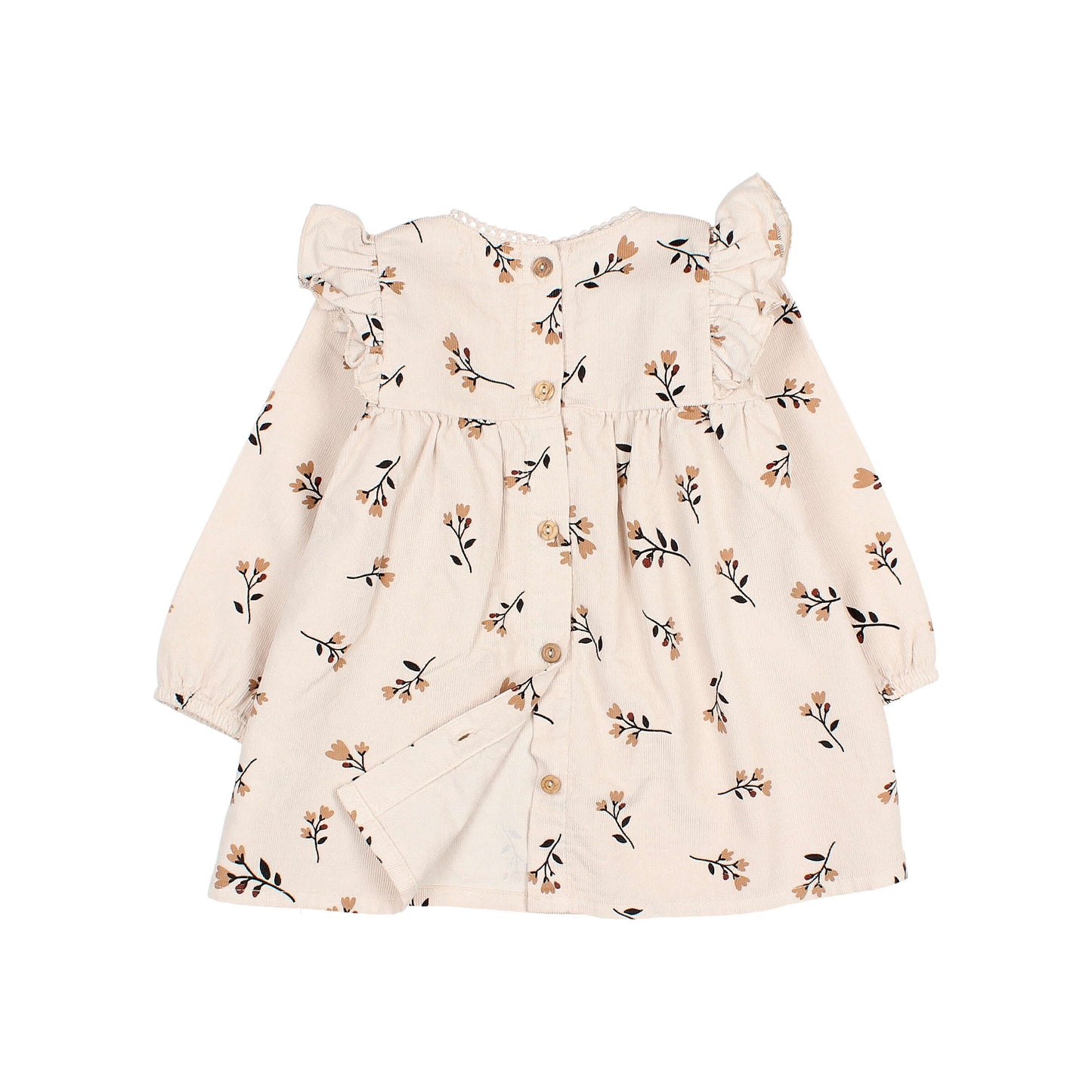 Vestido Folk estampado de flores BB- BÚHO