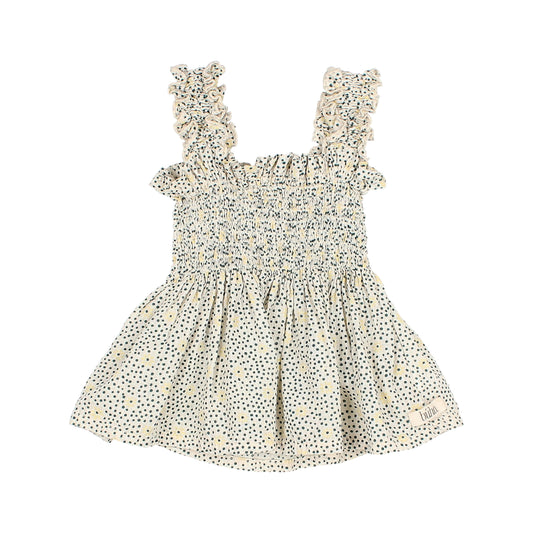 Top estampado de topos y flores- BÚHO