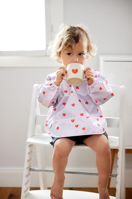 Vaso con asa y tapa corazón-LÄSSIG