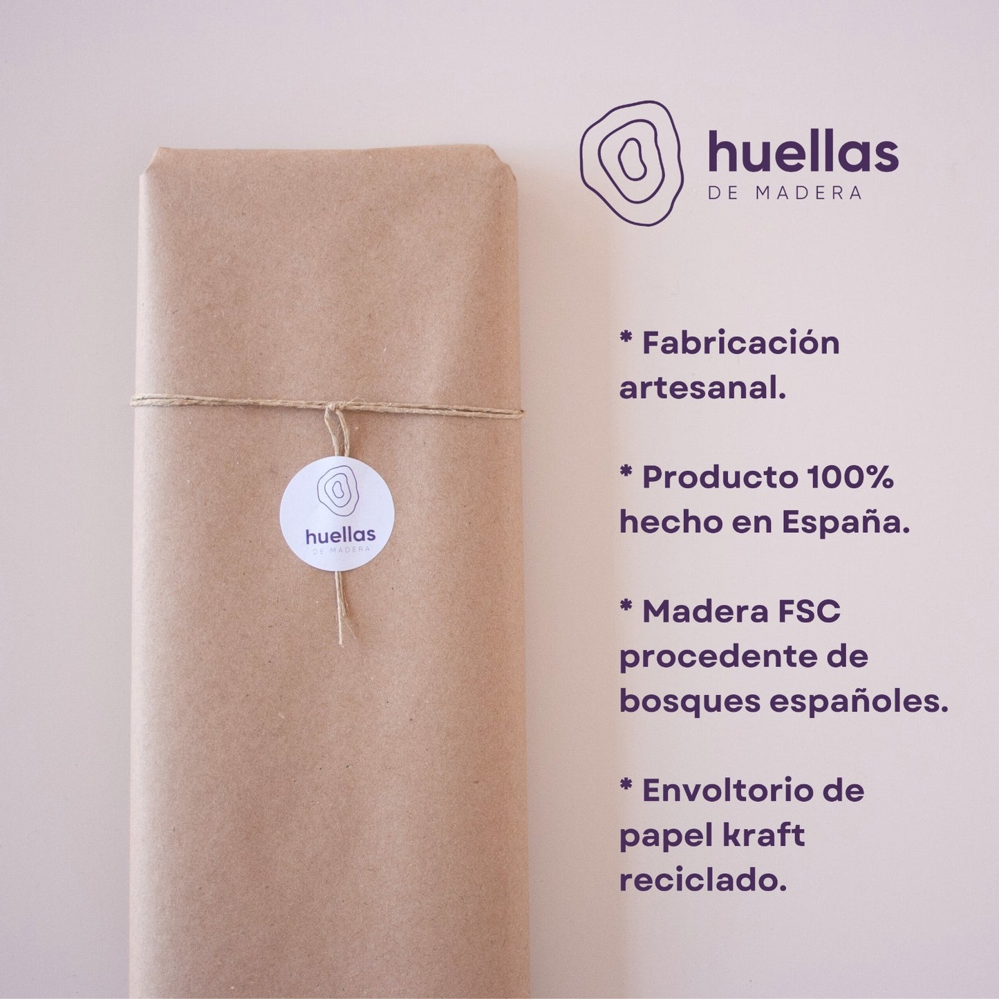 Medidor de madera personalizado - HUELLAS DE MADERA
