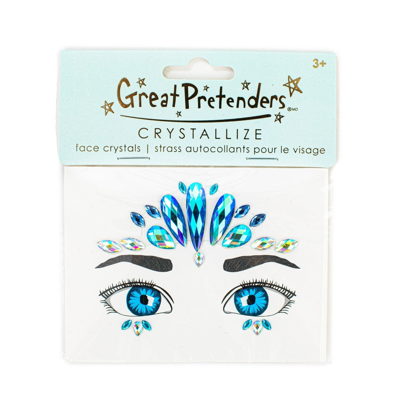 Pegatinas para la cara de Sirenita- GREAT PRETENDERS