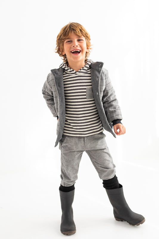 Sudadera de rayas- PETIT INDI