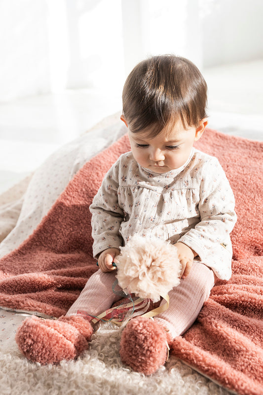 Top con flores y leggins rosas - PETIT INDI