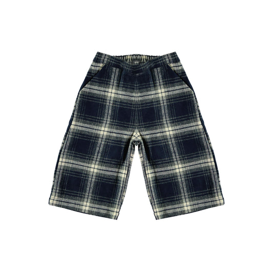 Pantalones cuadros palazzo - PETIT INDI