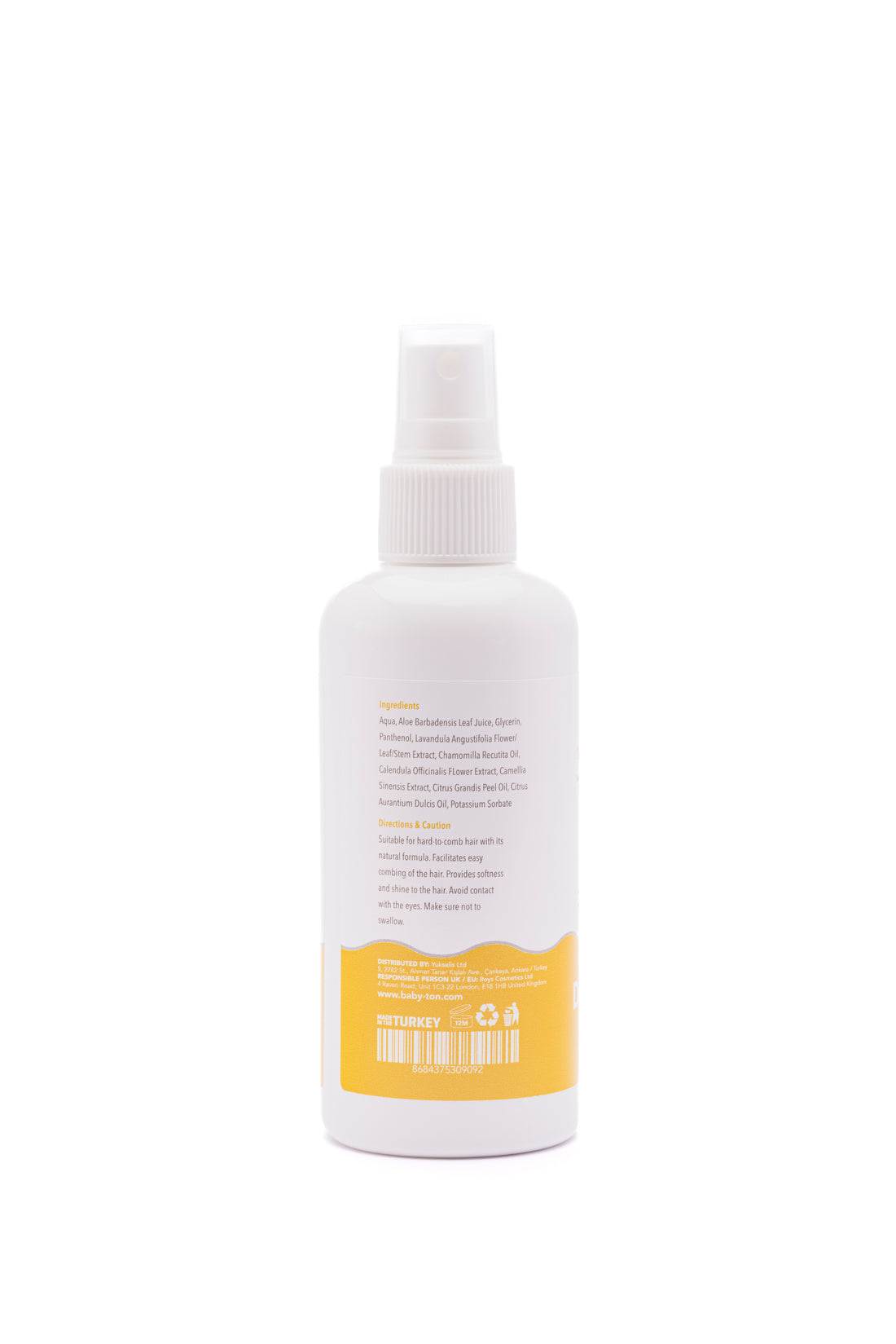 Desenredante Natural 200ml- BABYTON