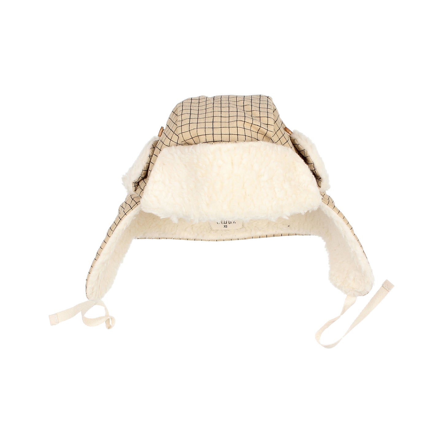 Gorro mini cuadros BB- BÚHO