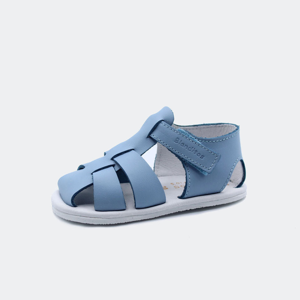 Sandalias respetuosas tiras CIELO azul- BLANDITOS by CRIO'Sg