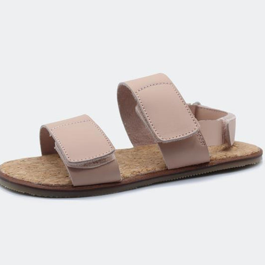 Sandalia respetuosa piel CORAL NUDE- BLANDITOS by CRIO'S