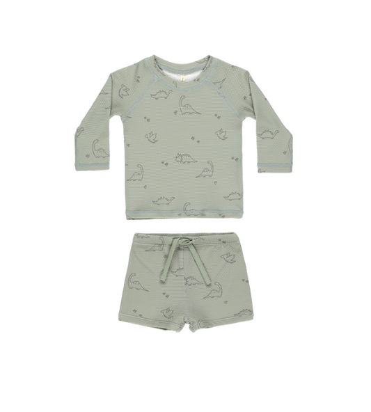 Conjunto bañador de camiseta y short Dino- QUINCY MAE