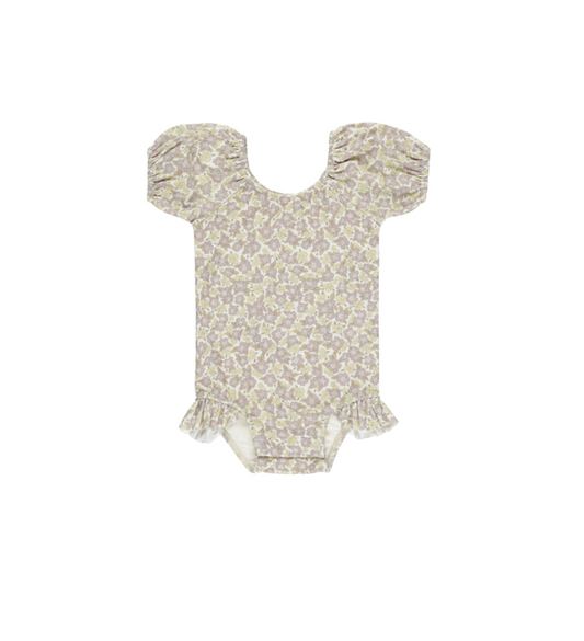 Bañador entero estampado Purple Floral- QUINCY MAE