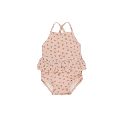 Bañador entero estampado Corazones- QUINCY MAE
