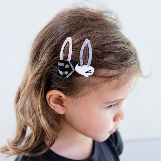 Clips Fantasma y casa HALLOWEEN- MIMI & LULA