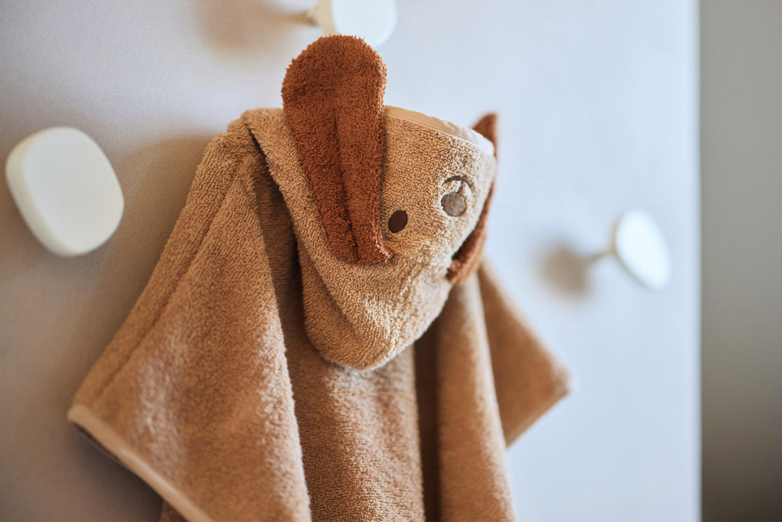 Toalla Poncho Perro marrón- JOLLEIN