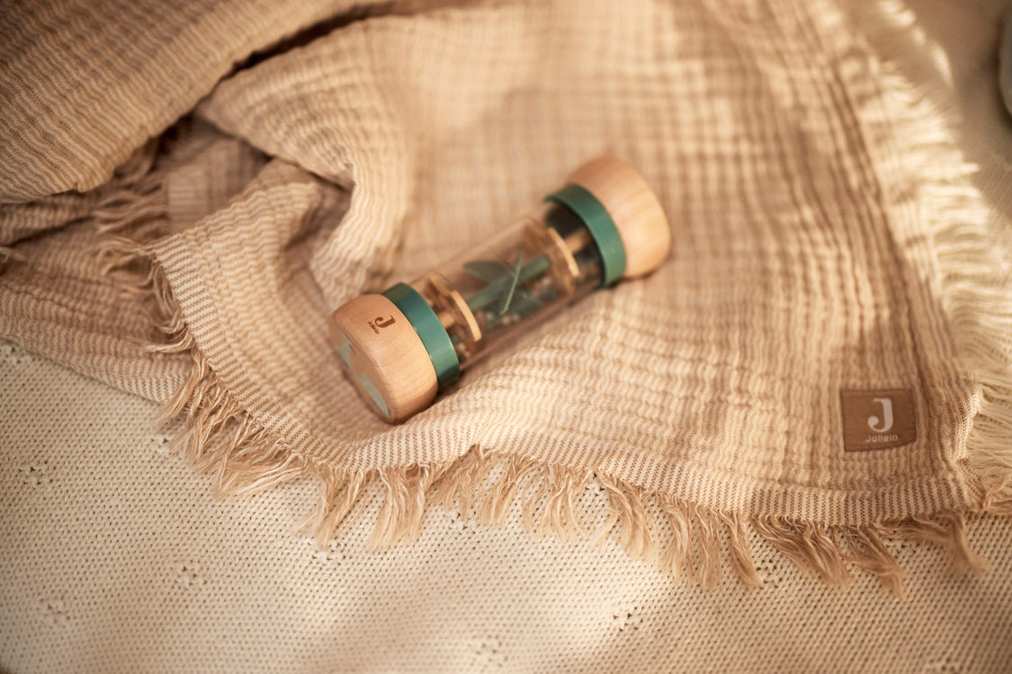 Sonajero de madera lluvia de bolitas Helicóptero - JOLLEIN