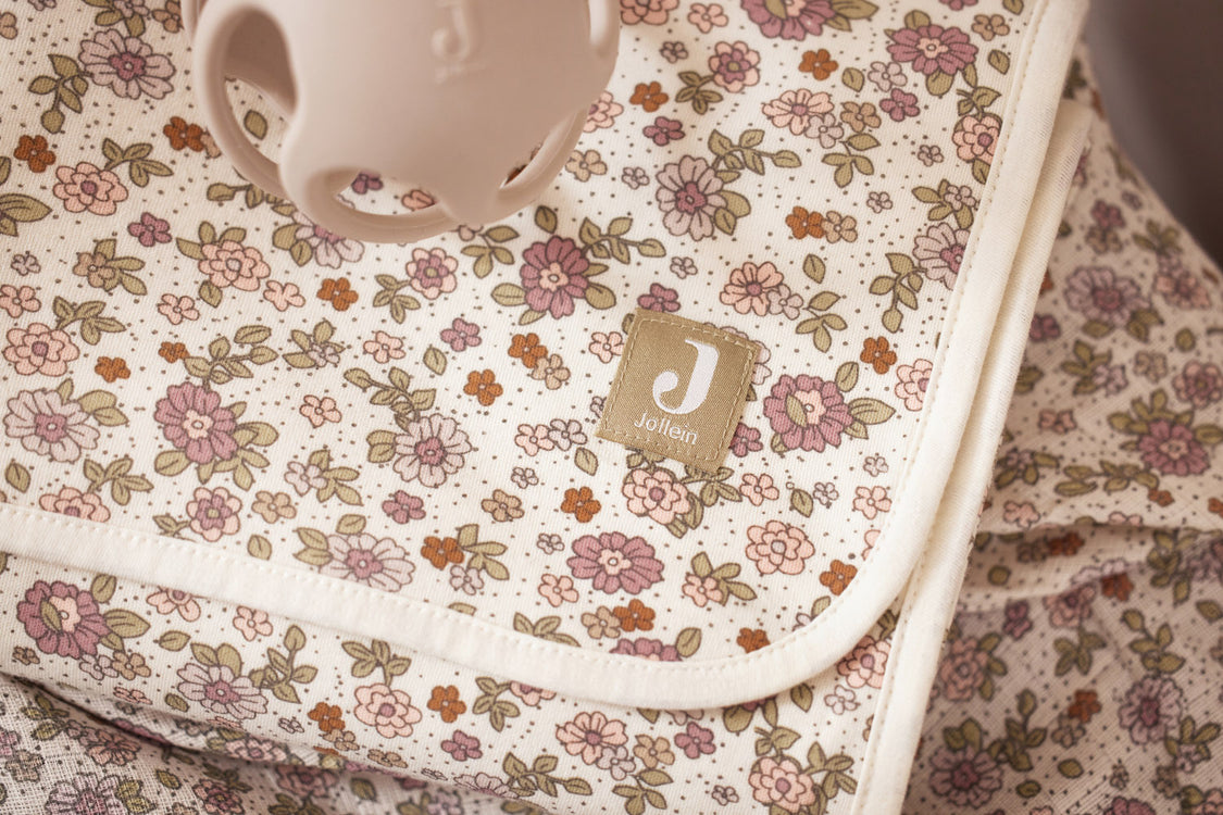 Manta de punto flores liberty- JOLLEIN