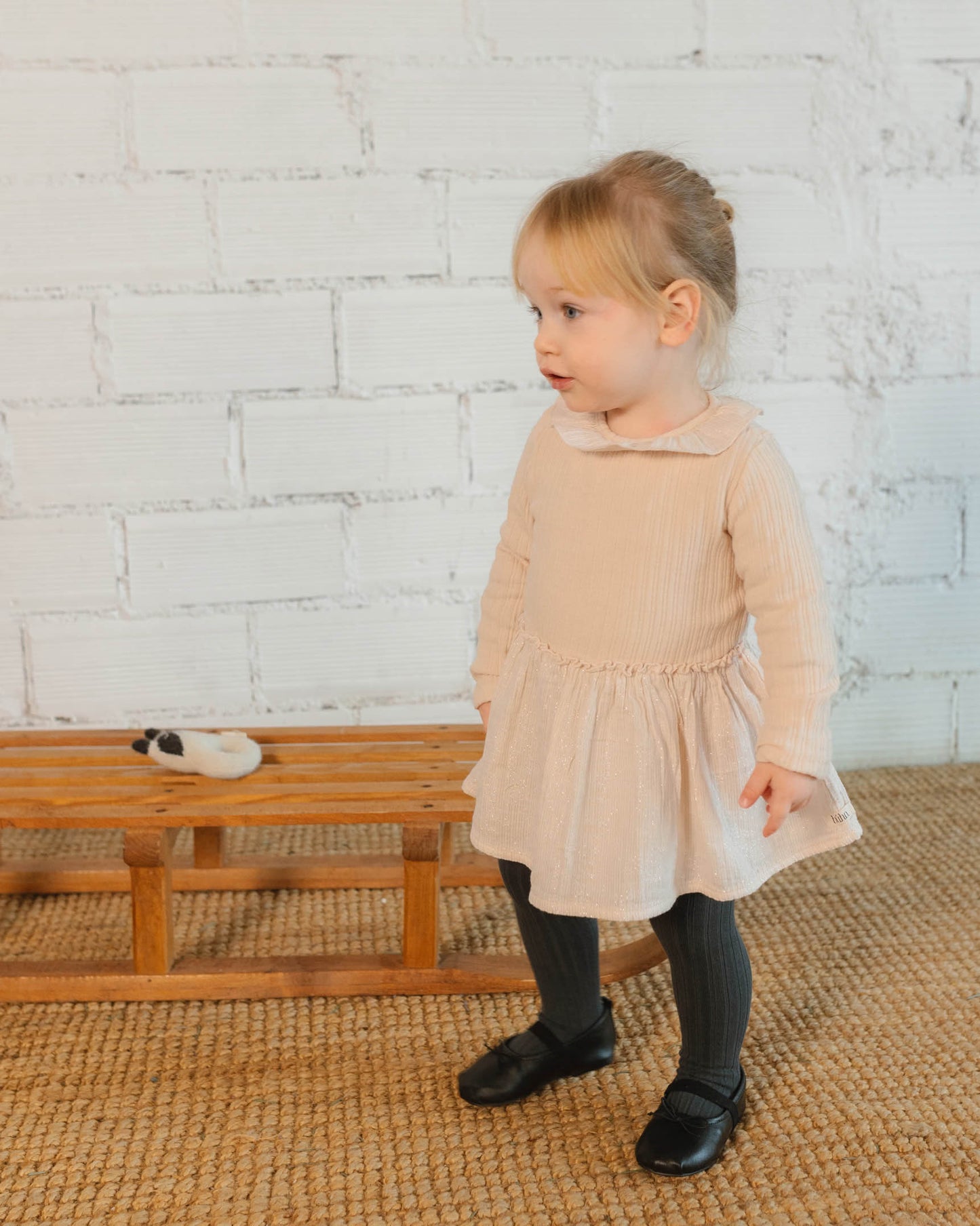 Vestido combinado lurex BB- BÚHO