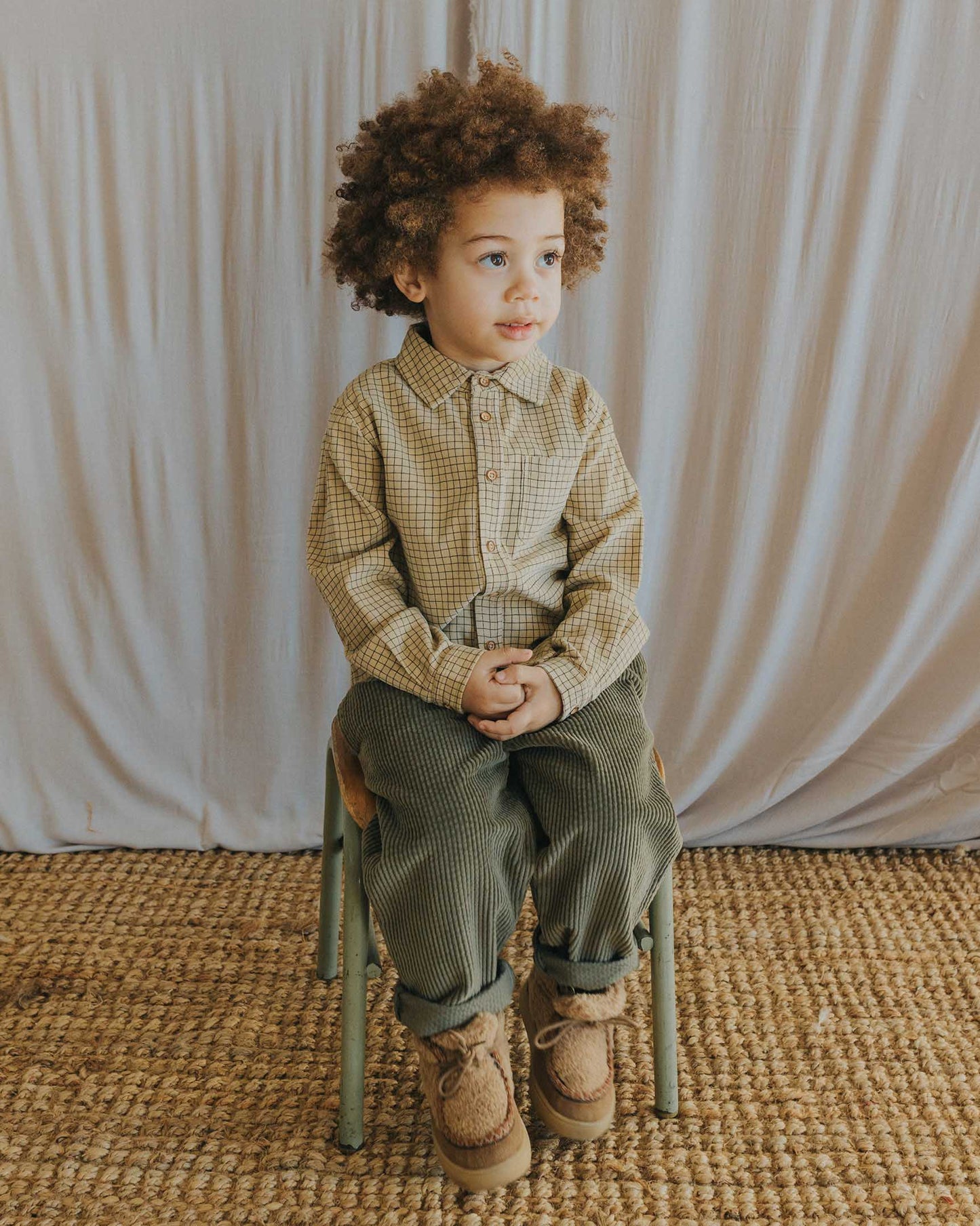 Camisa mini cuadros- BÚHO