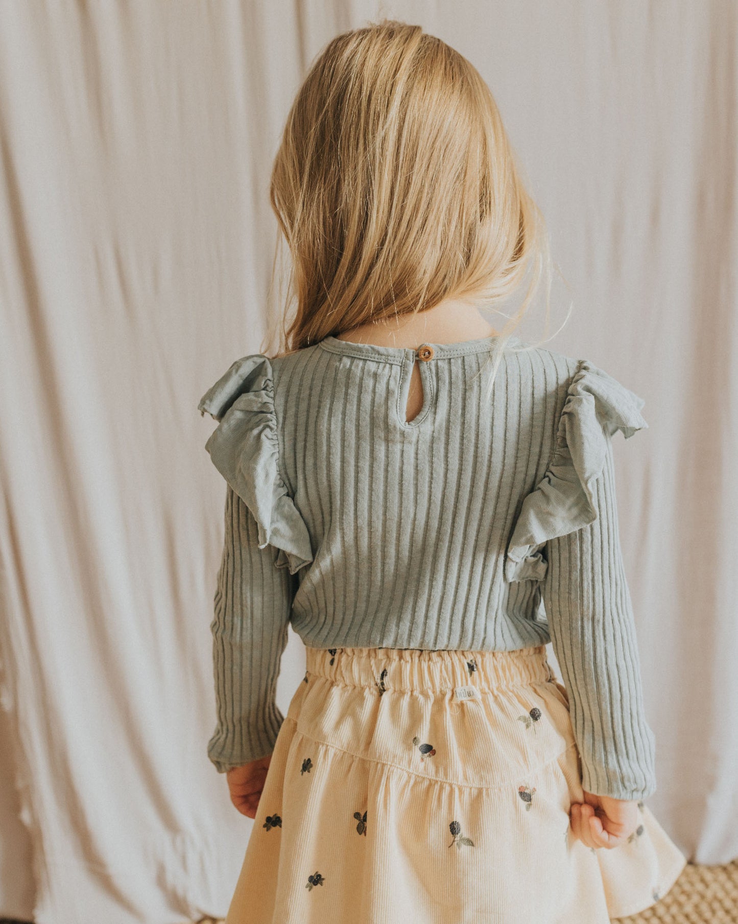 Camiseta de canalé GIRLY- BÚHO
