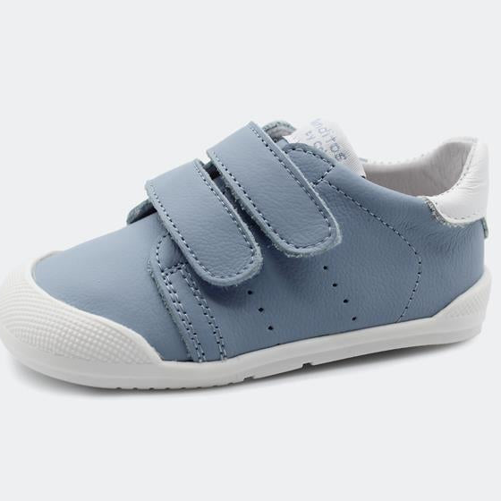 Deportiva respetuosa piel PARIS AZUL- BLANDITOS by CRIO'S