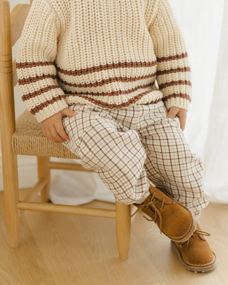 Pantalón de cuadros LUCA NAVIDAD- QUINCY MAE