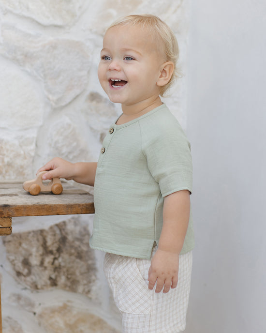 Pantalón corto de cuadros- QUINCY MAE
