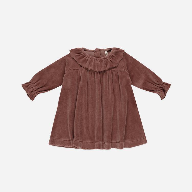 Vestido terciopelo granate - QUINCY MAE