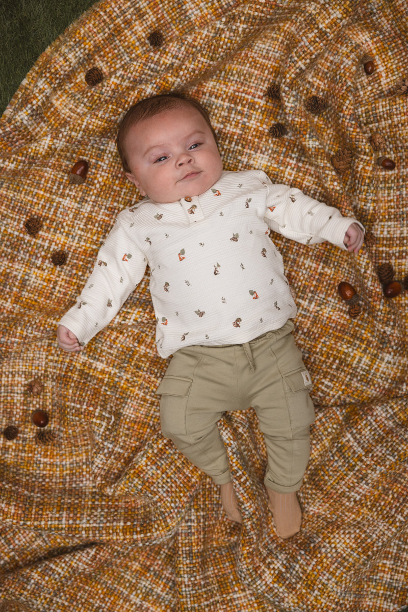 Camiseta con estructura y estampado del bosque Kenley- STYLE LABELS