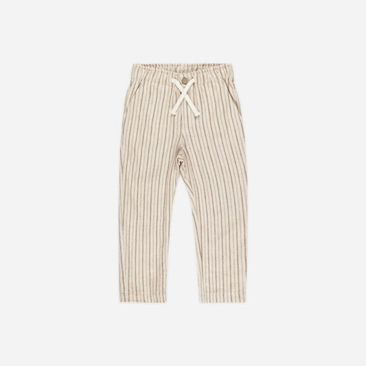 Pantalón de rayas marrón - RYLEE + CRU