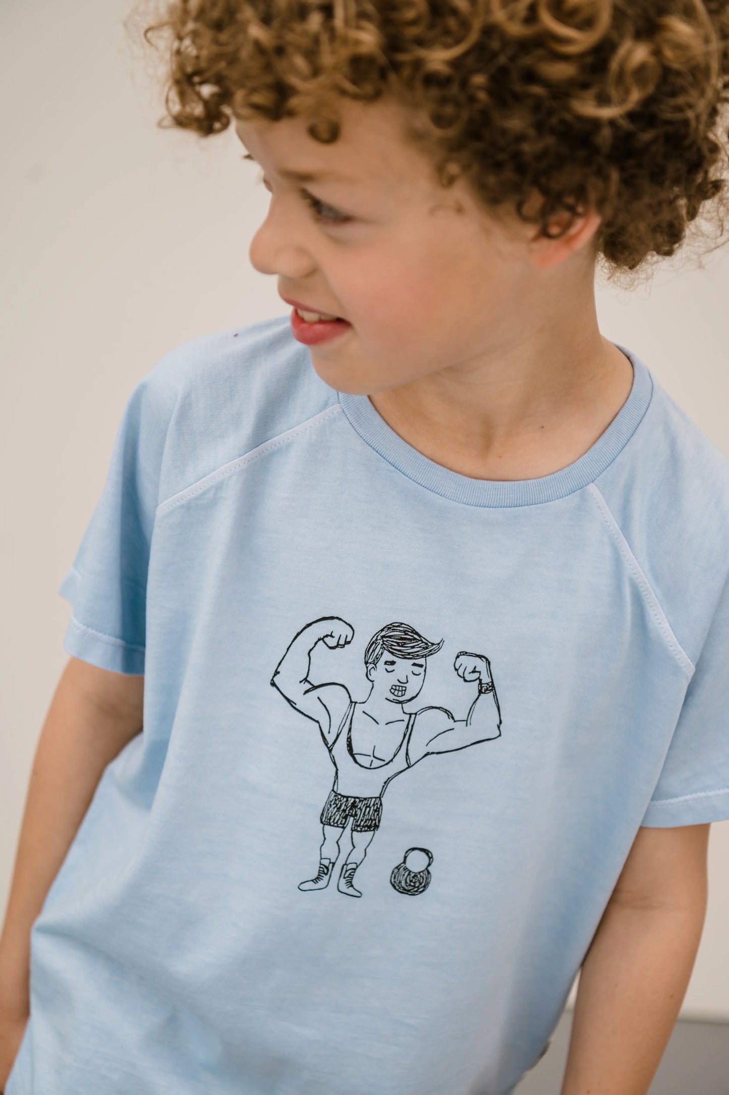 Camiseta raglán Forzudo- SPROET & SPROUT