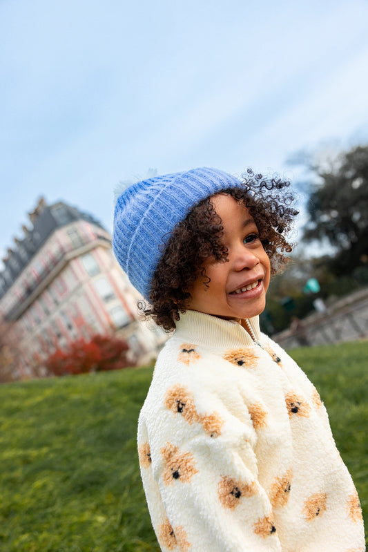 Polar con cremallera estampado perro-SPROET & SPROUT