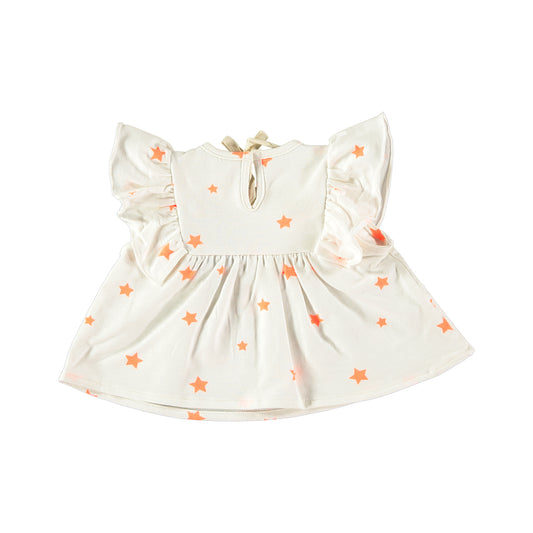 Blusa estampado estrellas coral- PETIT INDI