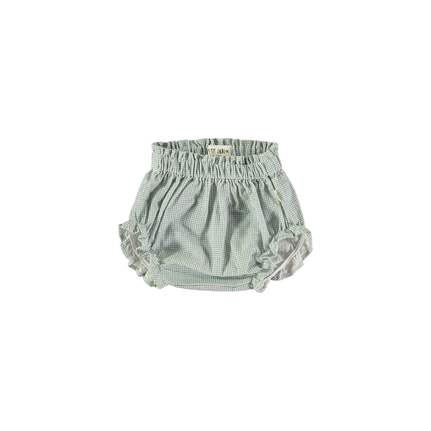 Culotte cuadro vichy turquesa - PETIT INDI