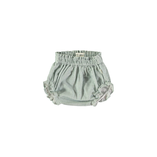 Culotte cuadro vichy turquesa - PETIT INDI