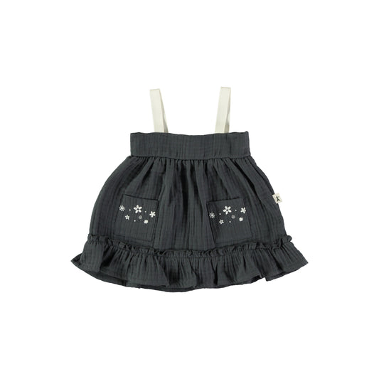 Vestido de tirantes a contraste- PETIT INDI