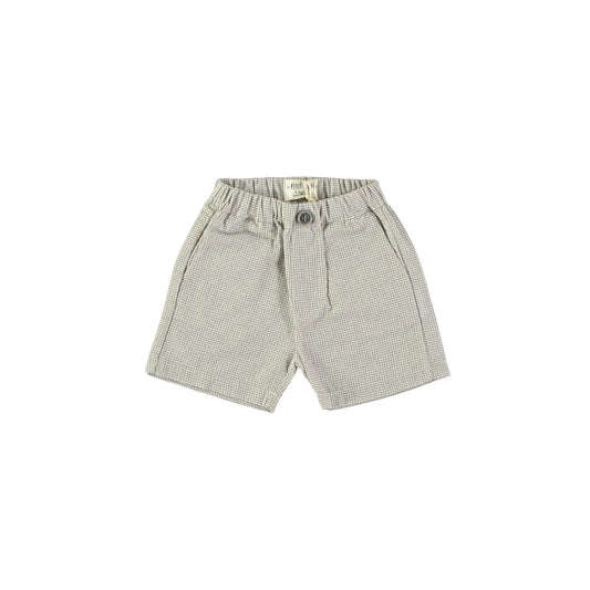 Bermudas cuadro vichy gris- PETIT INDI