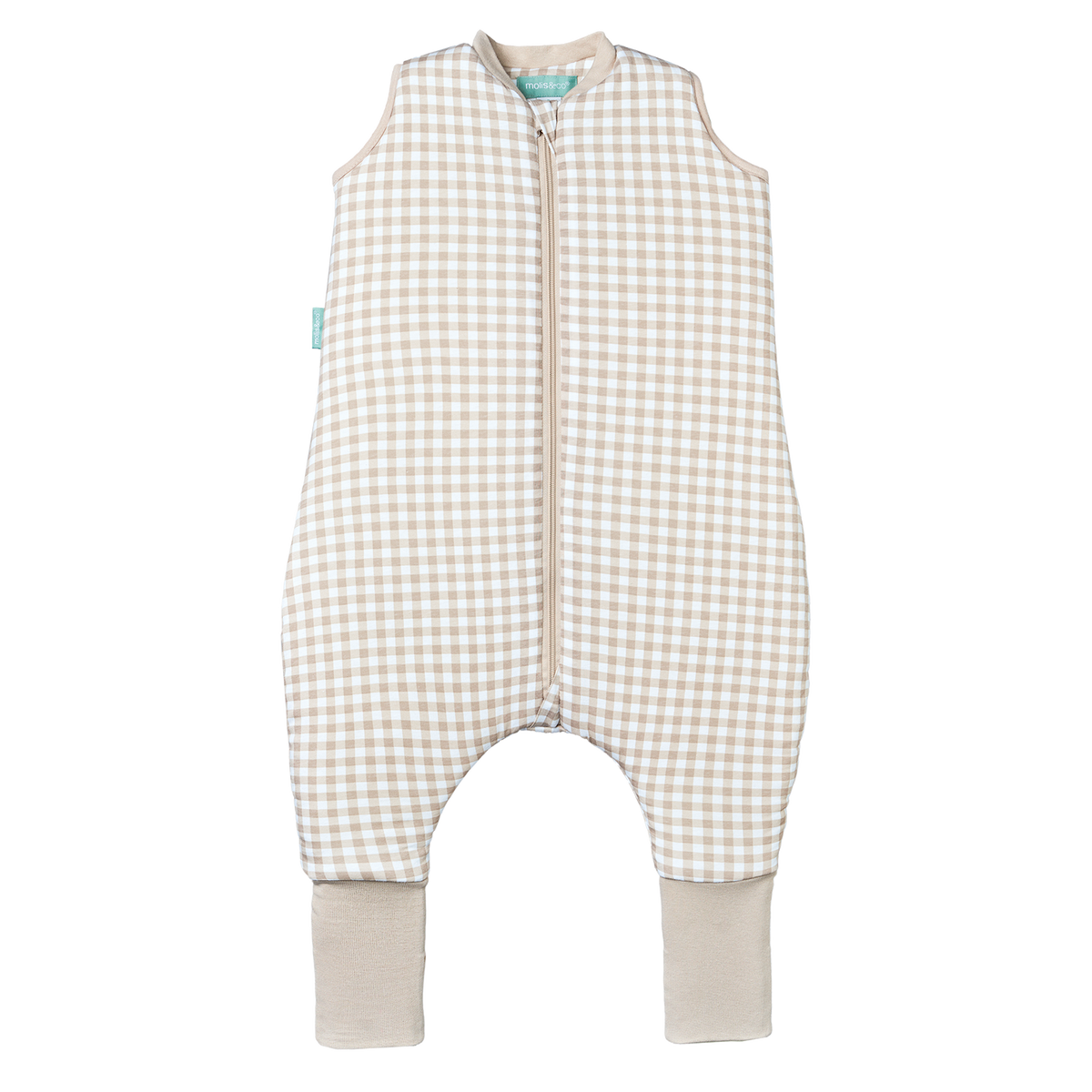 Pijama manta con calcetines antideslizantes VICHY BEIGE TOG 2.5- MOLIS & CO