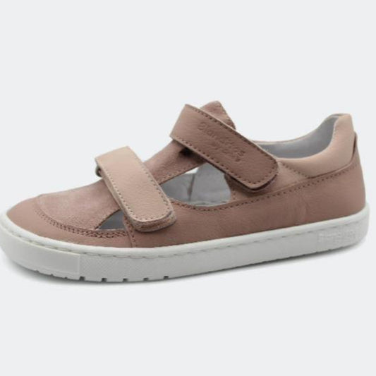 Sandalia respetuosa piel VIENTO ROSA- BLANDITOS by CRIO'S