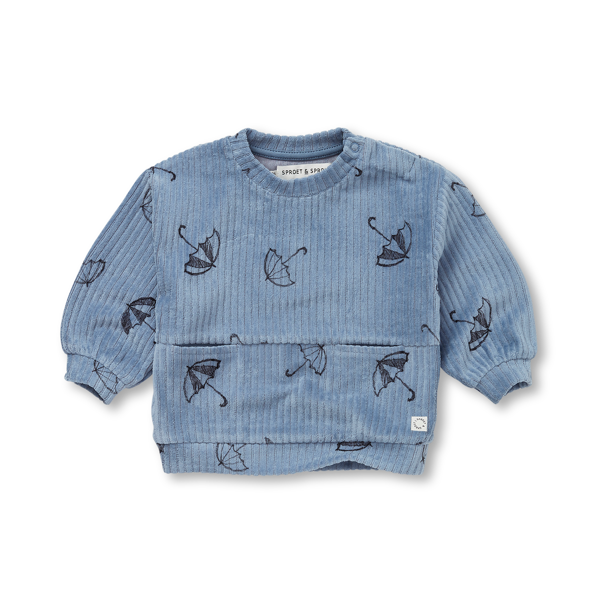 Sudadera velvet estampado paraguas- SPROET & SPROUT