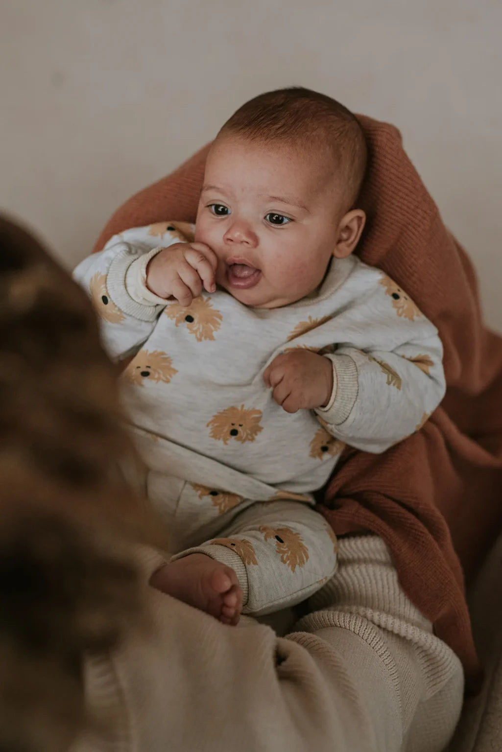 Pantalón de chándal para bebé con estampado de perro- SPROET & SPROUT