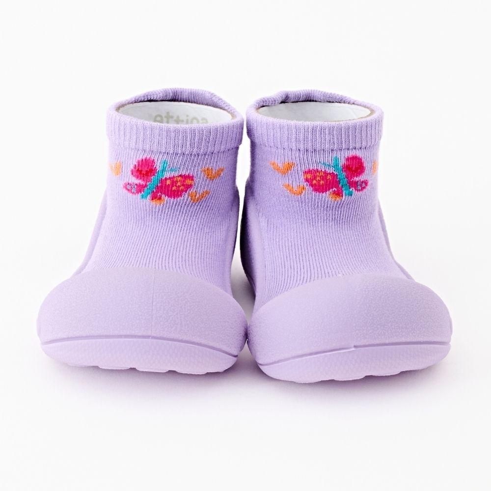Zapatos primeros pasos ATTIPAS MARIPOSA PÚRPURA- BUTTERFLY PURPLE - ATTIPAS