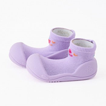 Zapatos primeros pasos ATTIPAS MARIPOSA PÚRPURA- BUTTERFLY PURPLE - ATTIPAS