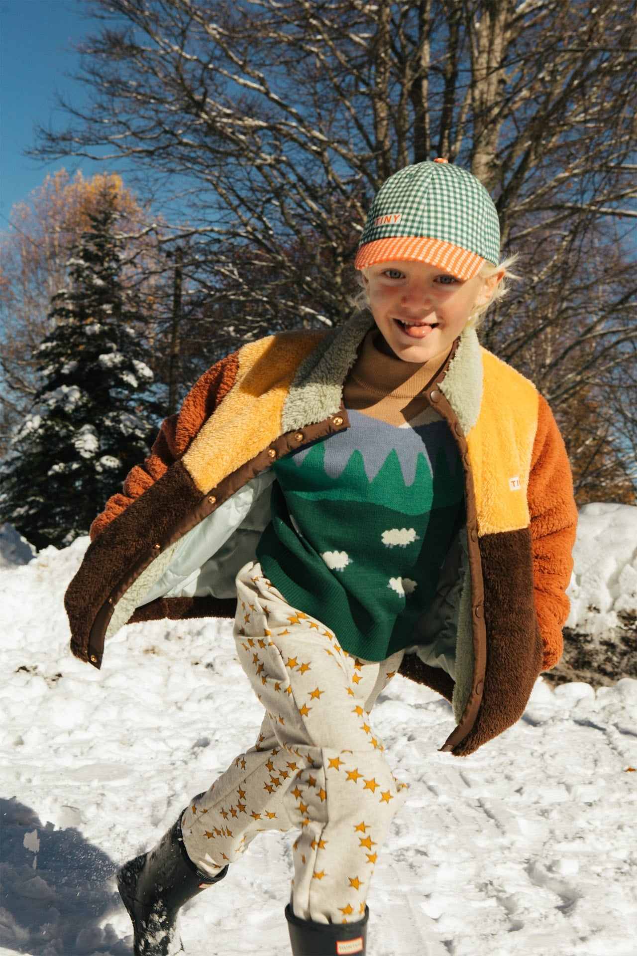 Chaqueta Color Block Polar- TINY COTTONS