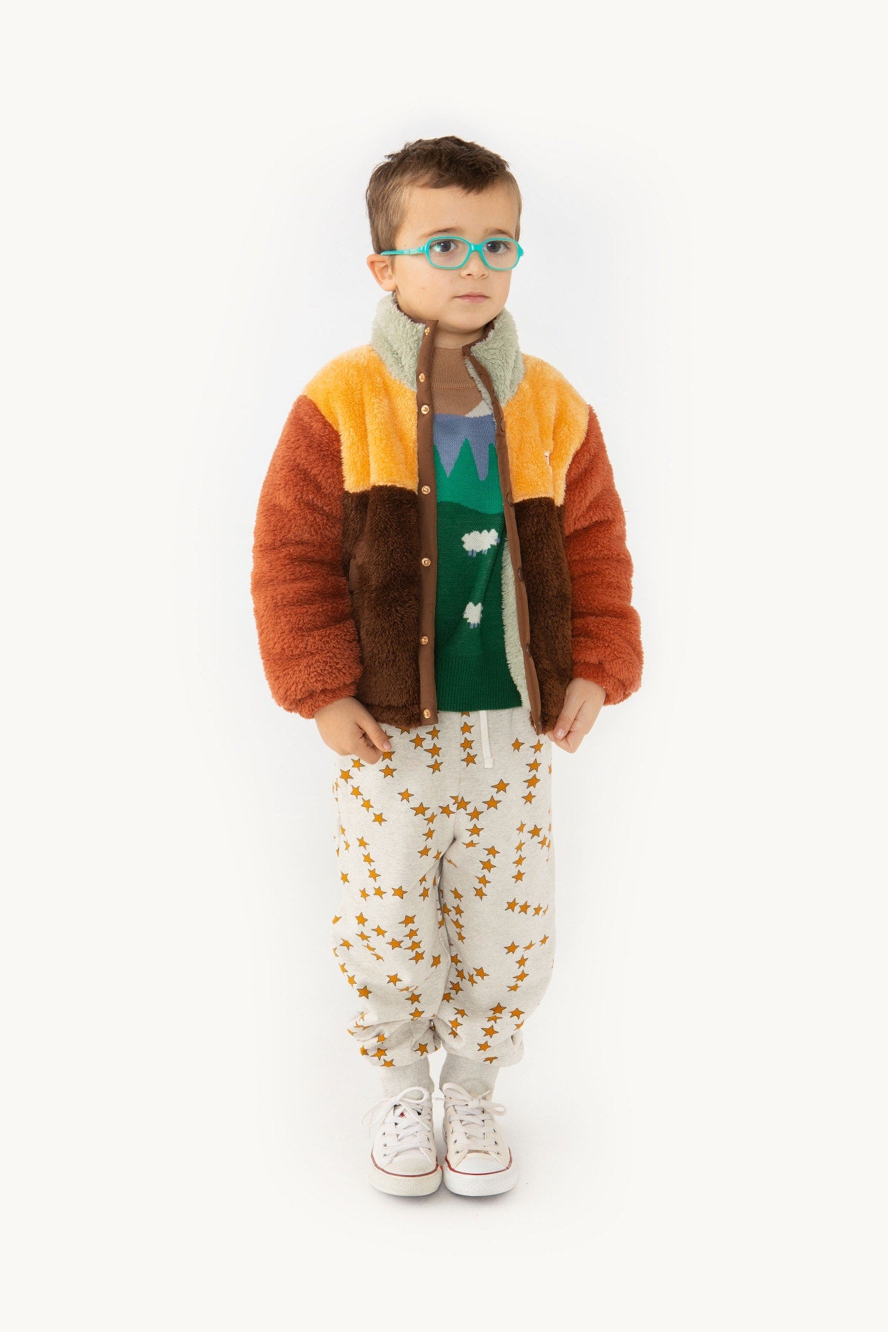 Chaqueta Color Block Polar- TINY COTTONS